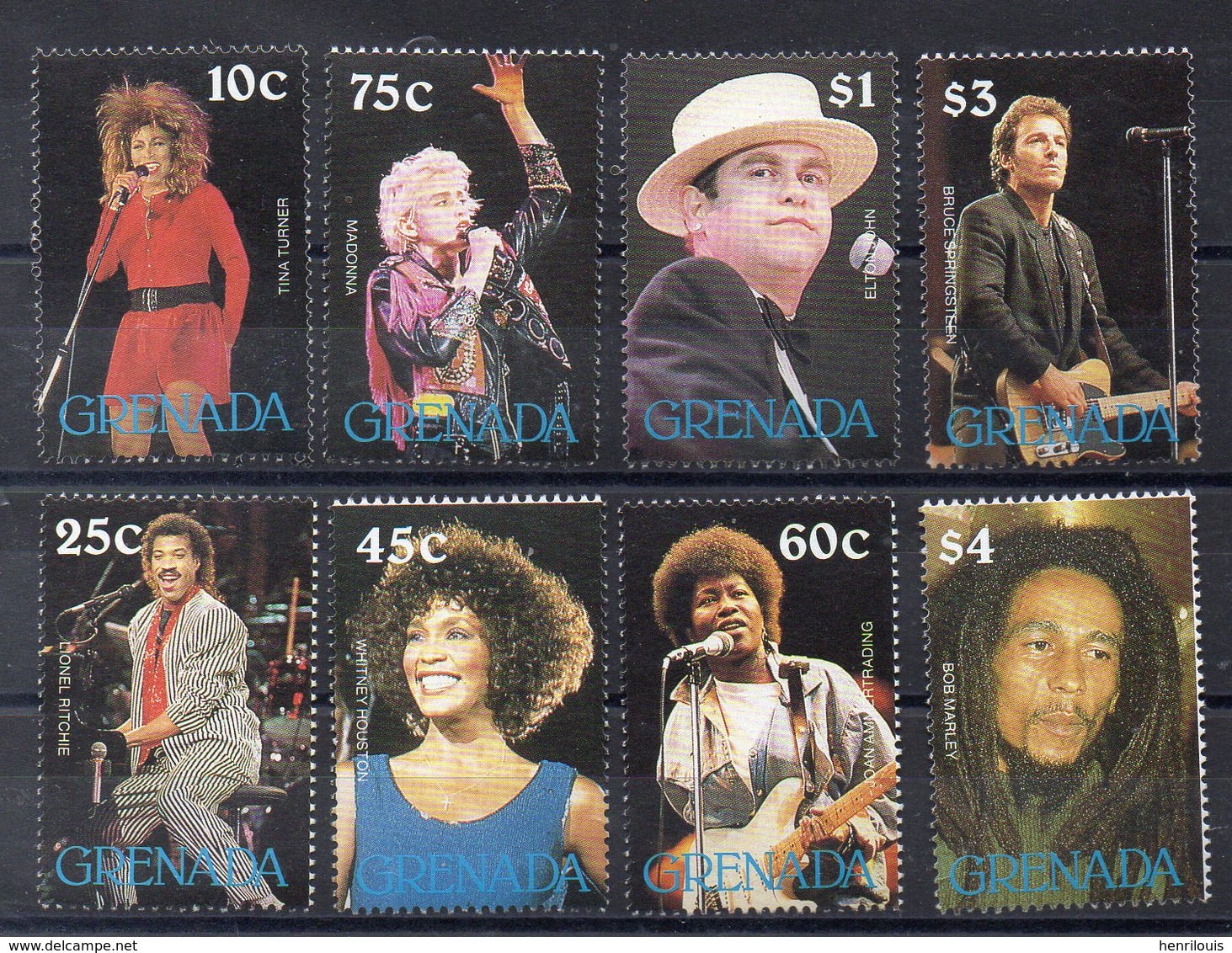 GRENADE   Timbres Neufs ** De 1988  ( Ref 56 ) Musique - Chanteurs - Grenada (1974-...)