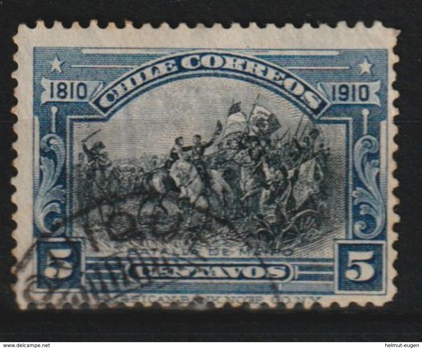 MiNr. 82 Chile / 1910, 18. Sept. 100 Jahre Unabhängigkeit. - Chile