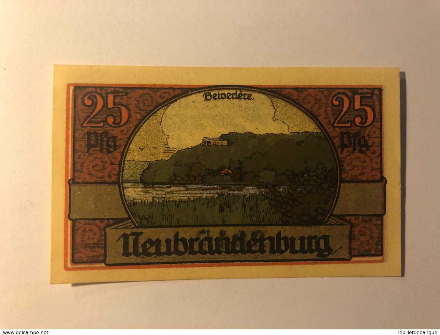 Allemagne Notgeld Neubrandenburg 25 Pfennig - Collections