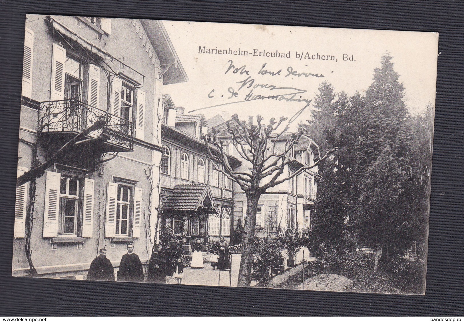 AK Obersasbach Marienheim Erlenbad B/ Achern ( Animée Kurhaus Ed. Busam) - Sasbach