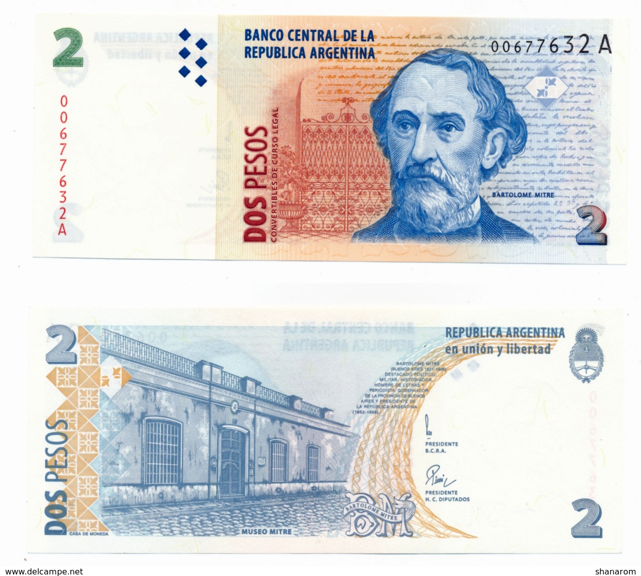 EL BANCO CENTRAL ARGENTINA // 1 & 2 & 10 Pesos // UNC - Argentine
