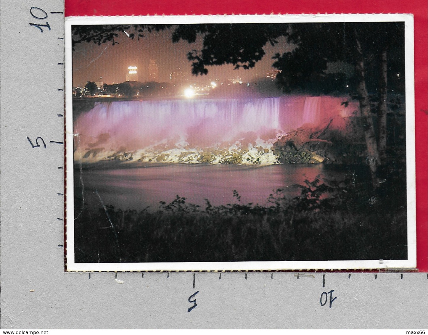 CARTOLINA NV CANADA - Cascate Del Niagara Notturno - BARBIE - 10 X 13 - Niagara Falls