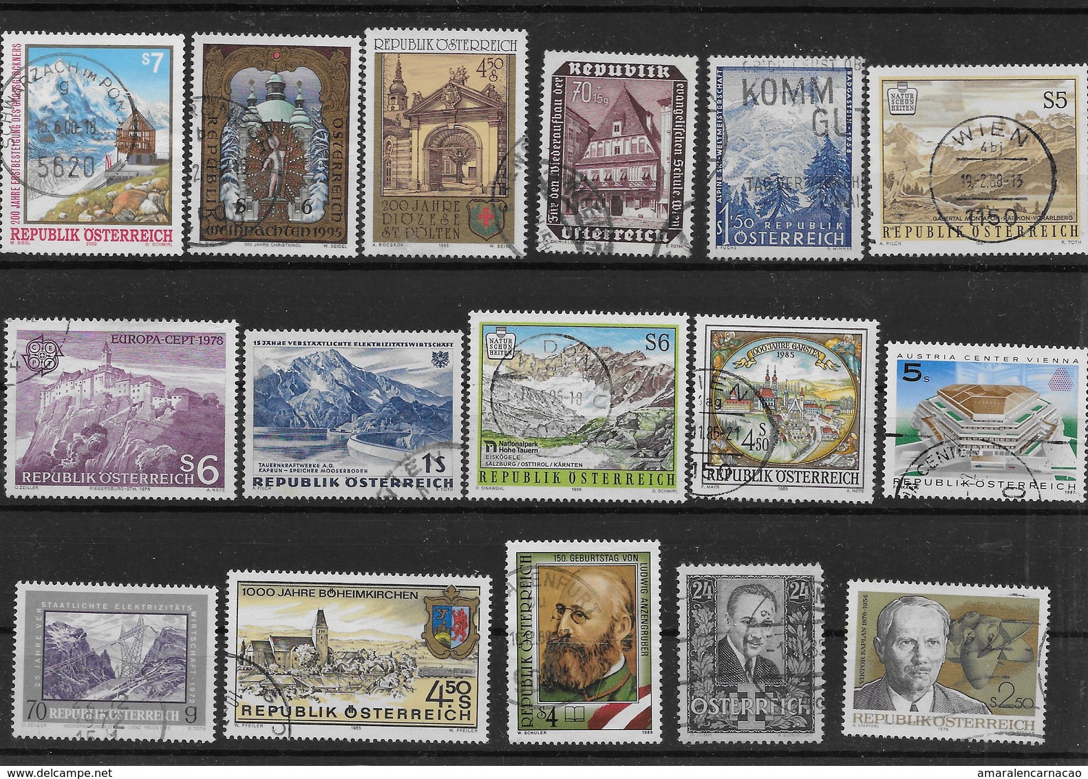 TIMBRES - STAMPS - SELLOS - FRANCOBOLLI - AUTRICHE - TIMBRES DIVERS OBLITÉRÉS - Sonstige & Ohne Zuordnung