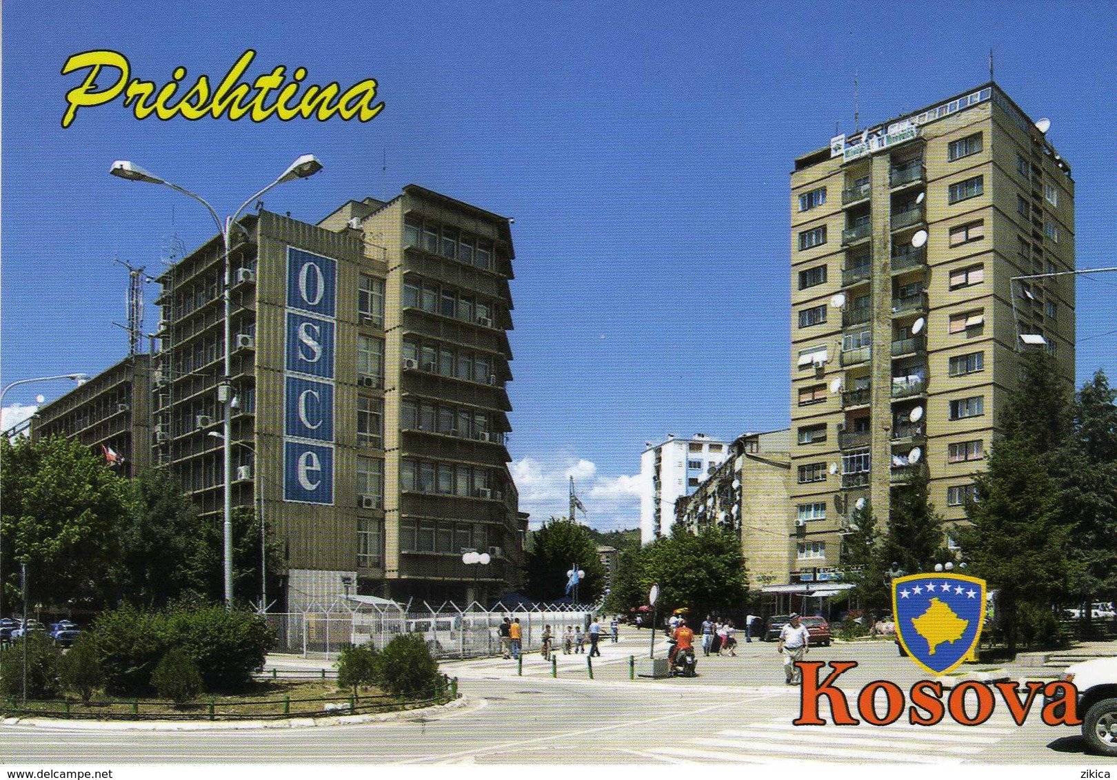 Capital City PRISTINA, View OSCE Headquarter, Kosovo (Serbia) New Postcards, ERROR Mitrovica Instead - Kosovo