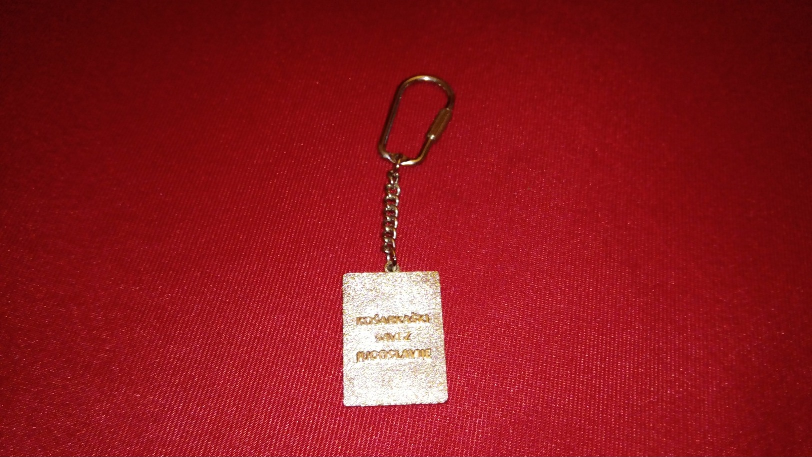 VINTAGE KEYCHAIN KOSARKASKI SAVEZ JUGOSLAVIJE BASKETBALL ASSOCIATION JUGOSLAVIJA - Portachiavi