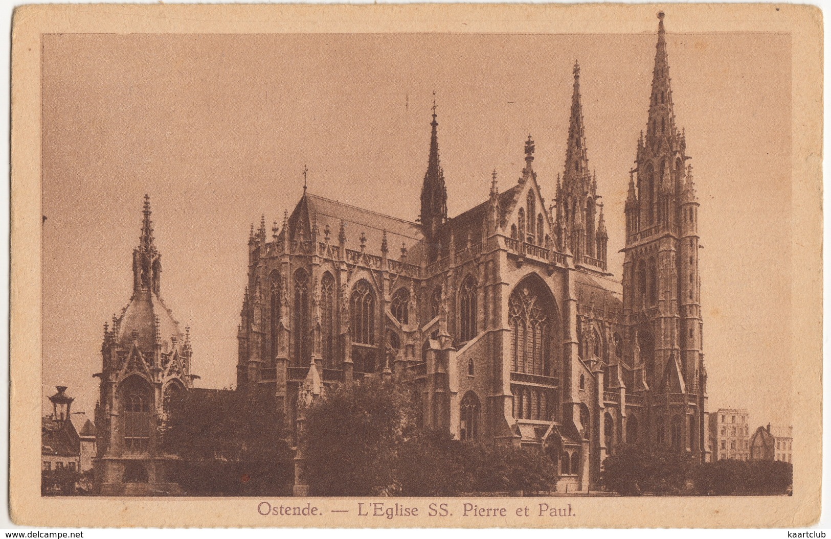 Ostende - L'Eglise SS. Pierre Et Paul  - (1928) - Oostende