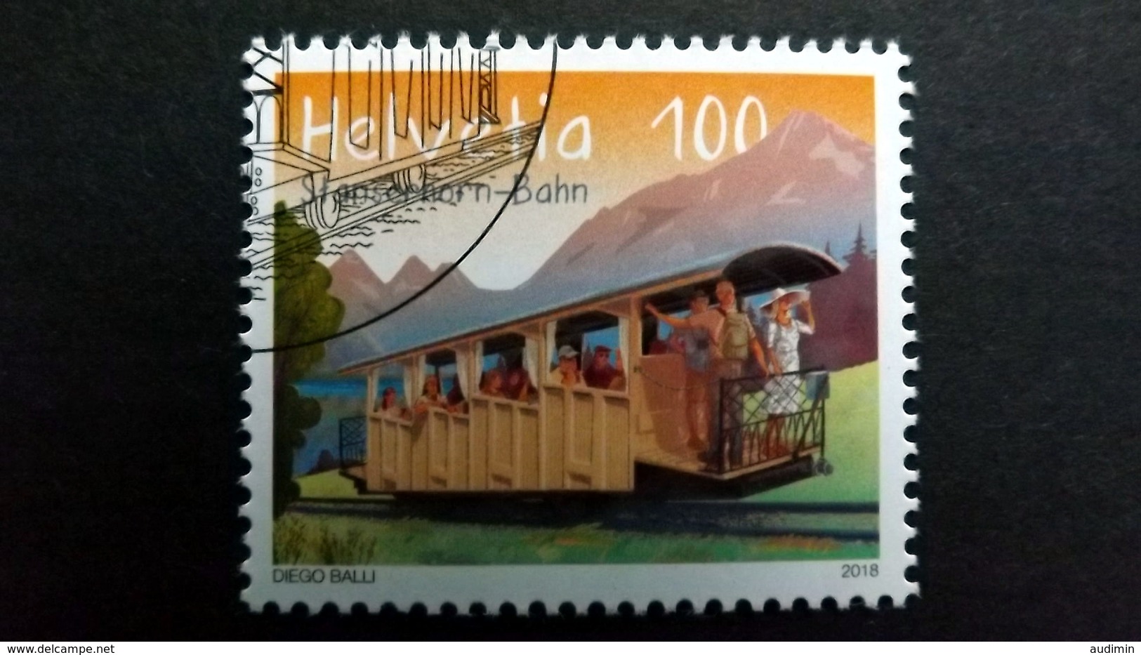 Schweiz 2551 Oo/ESST, 125 Jahre Stanserhorn-Bahn - Gebraucht