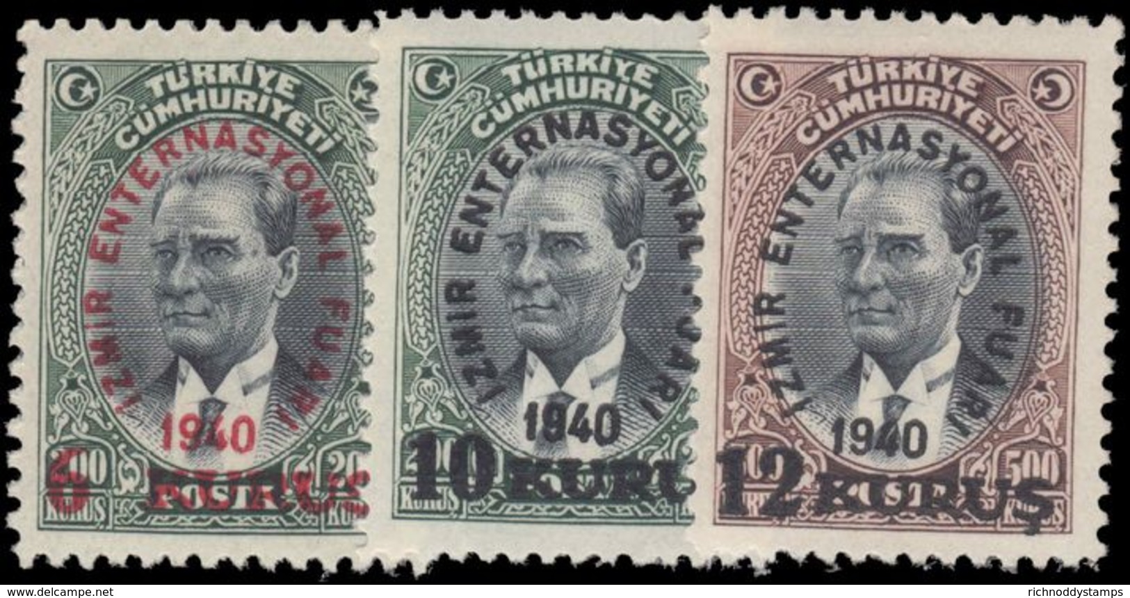 Turkey 1940 International Fair Fine Unmounted Mint. - Unused Stamps