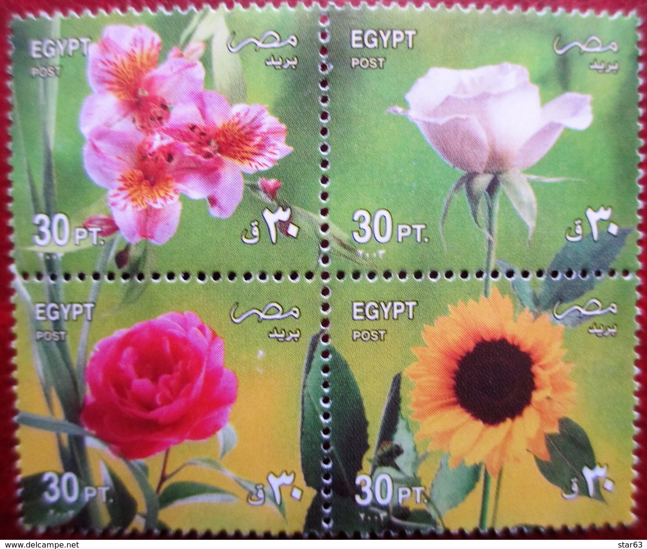 Egypt  2003  Flowers  MNH - Sonstige & Ohne Zuordnung