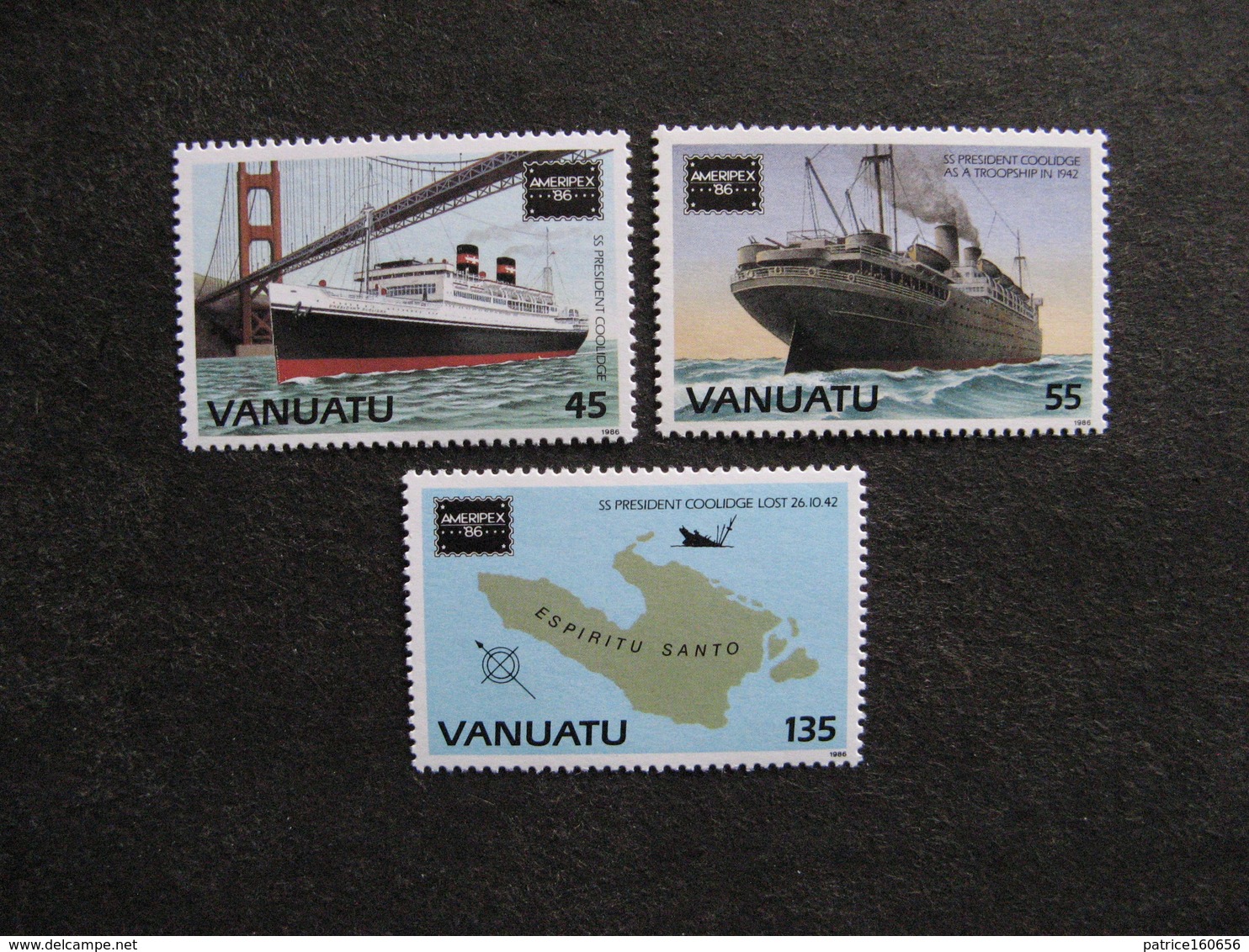 VANUATU: TB  Série N° 740 Au N° 742, Neufs XX. - Vanuatu (1980-...)
