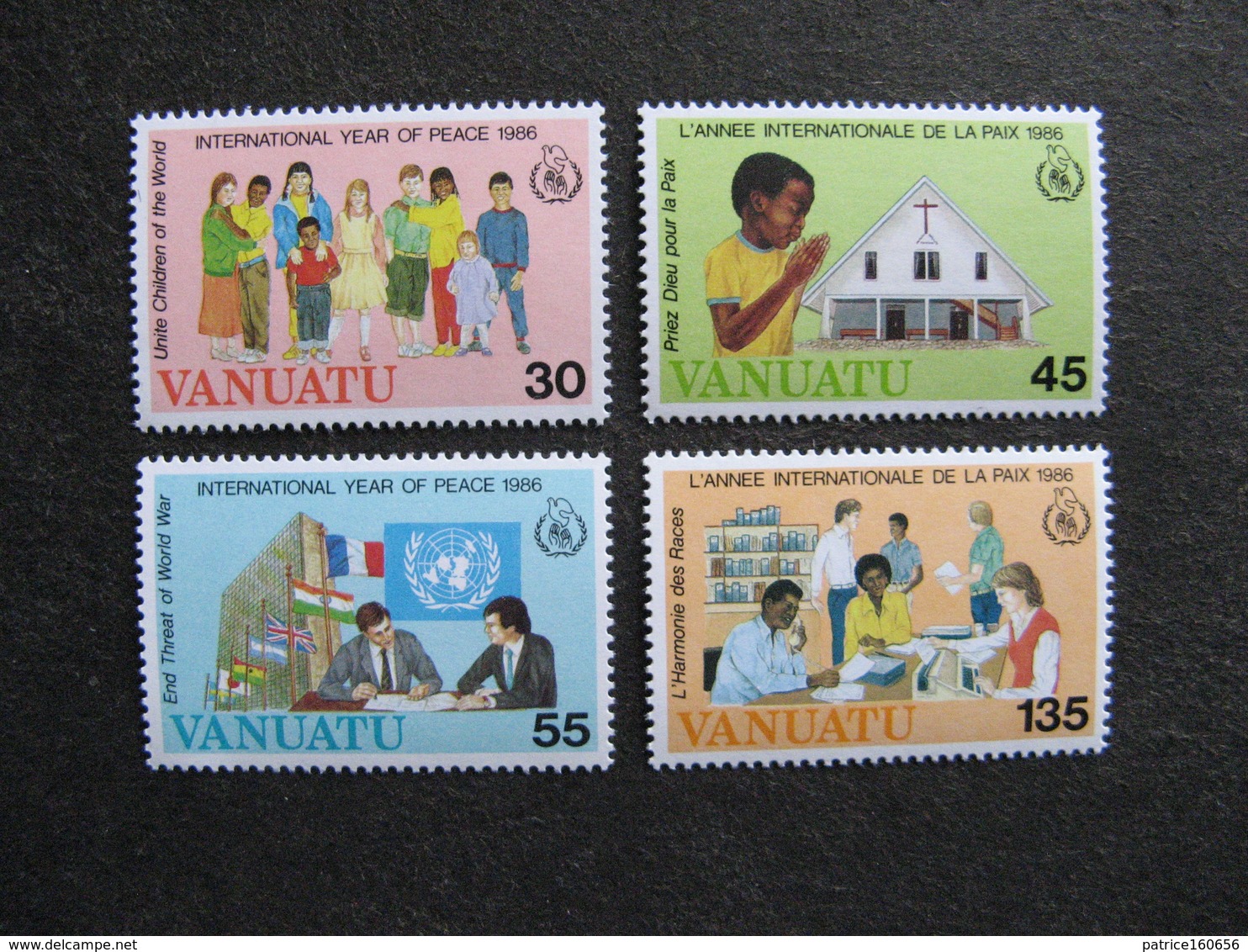 VANUATU: TB  Série N° 751 Au N° 754, Neufs XX. - Vanuatu (1980-...)