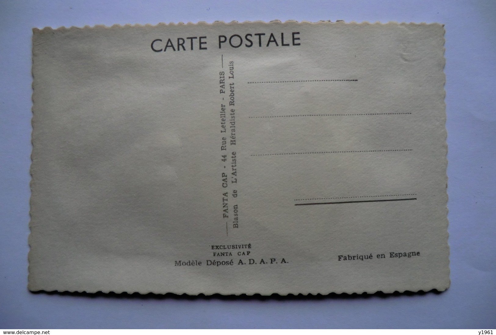 CP BRODEE. Carte Postale Brodée. AUVERGNATE. - Bordados