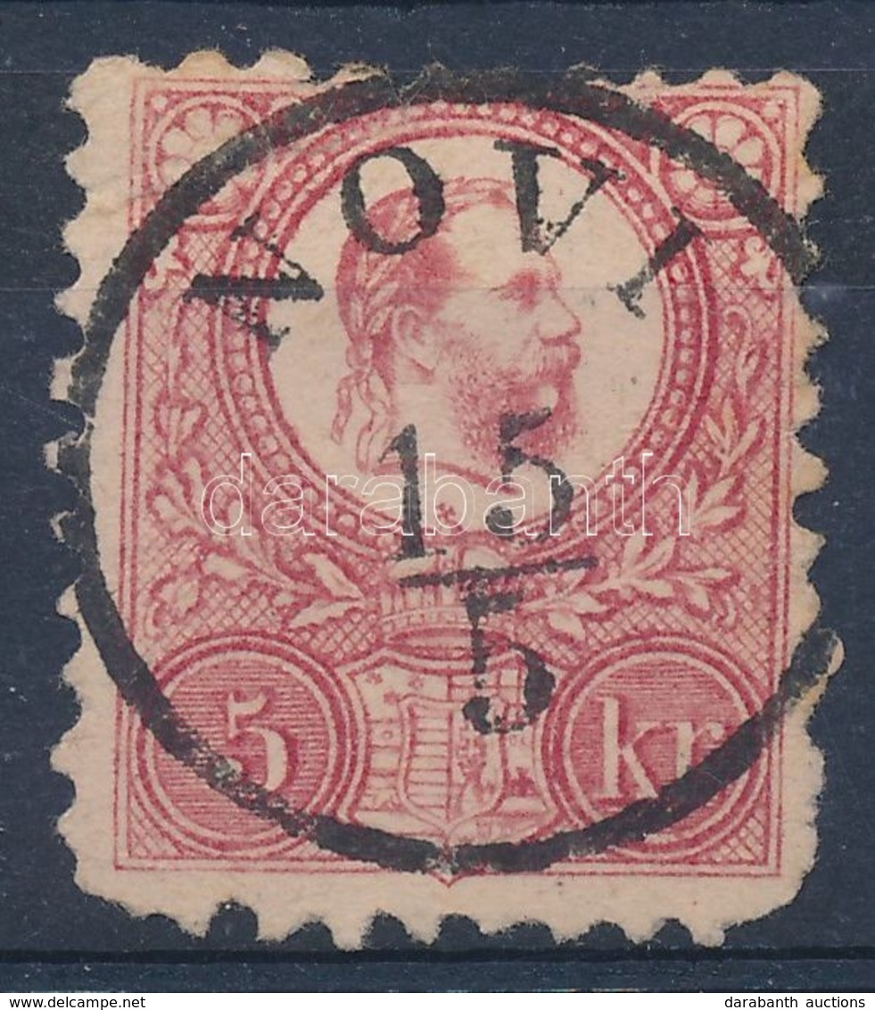 O 1871 Réznyomat 5kr (sarokhibák) 'NOVI' (Gudlin 250 Pont) - Other & Unclassified