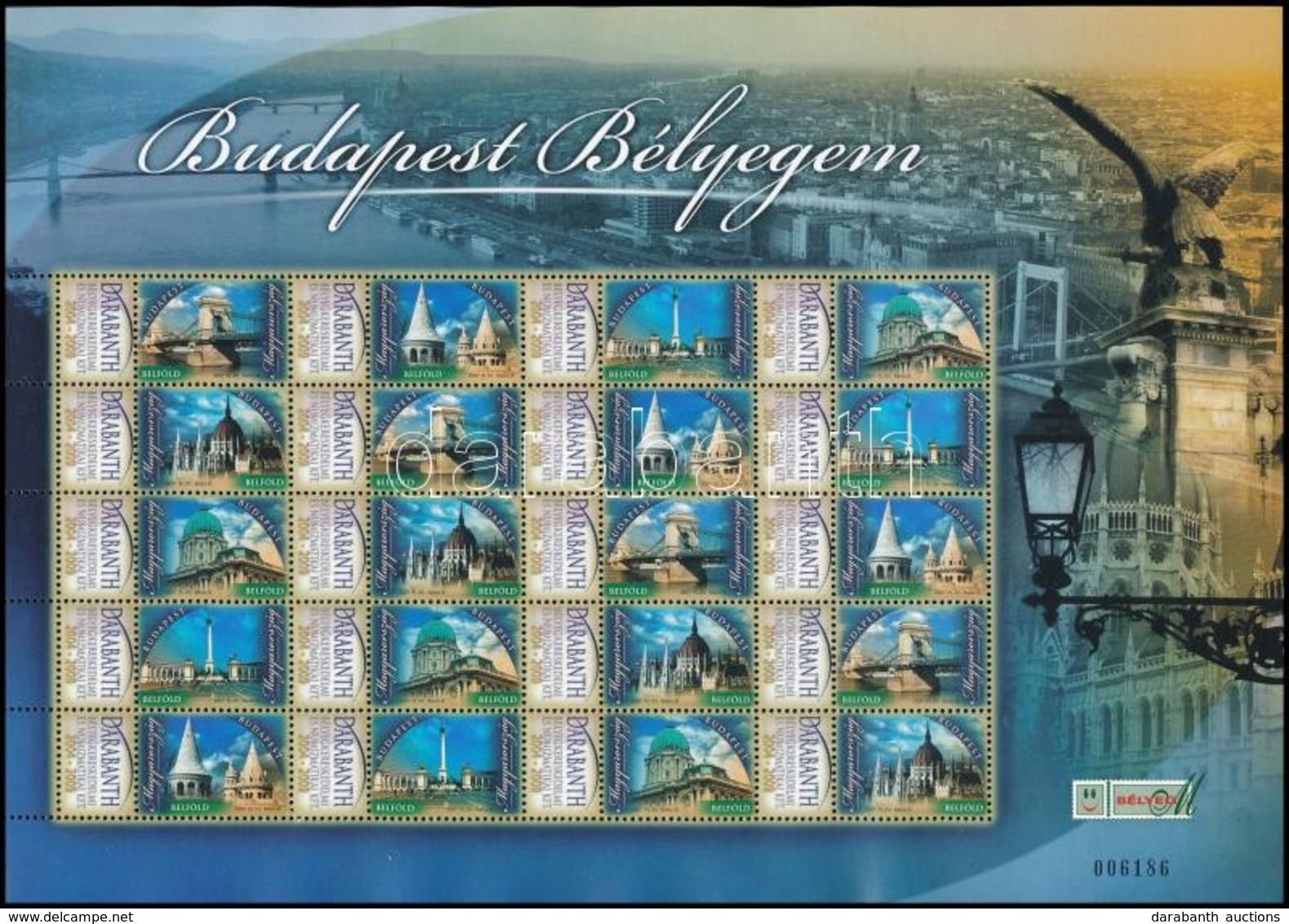 ** 2007 Budapest Bélyegem Megszemélyesített Teljes ív (13.500) - Autres & Non Classés