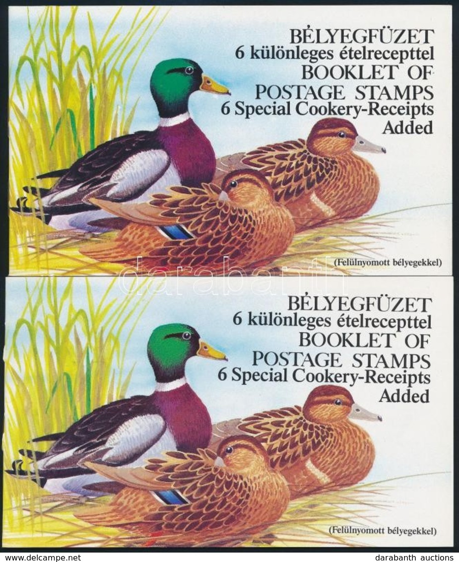 ** 1989 Récék 2 Db Bélyegfüzet Angol Felülnyomással (11.000) - Sonstige & Ohne Zuordnung