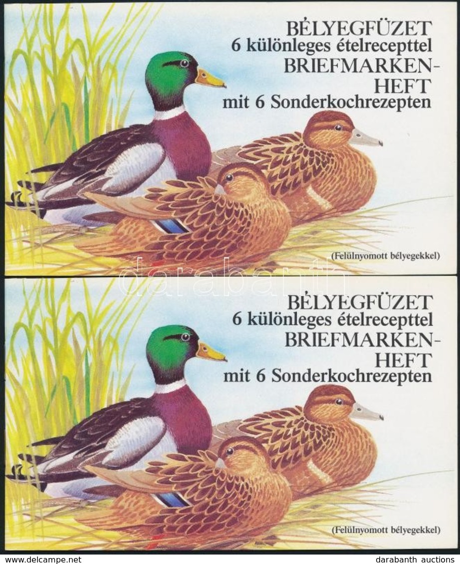 ** 1989 Récék 2 Db Bélyegfüzet Német Felülnyomással (11.000) - Sonstige & Ohne Zuordnung