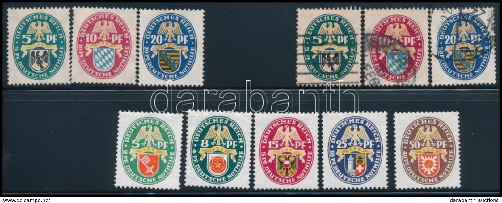 ** O Deutsches Reich 1925 + 1929 Nothilfe Sorok (Mi EUR 312.-) - Altri & Non Classificati