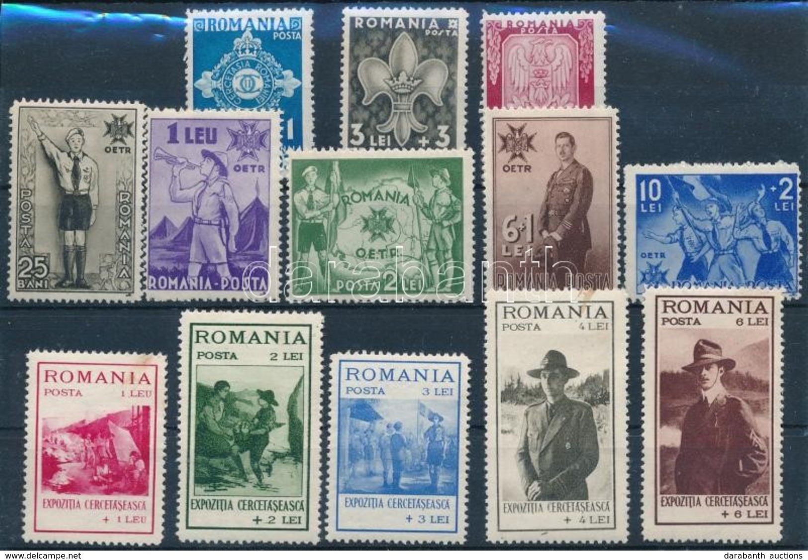 ** Románia 3 Cserkész Sor 1931-1936, Apró Hibák / 3 Scout Sets, Minor Faults (Mi EUR 180.-) - Sonstige & Ohne Zuordnung