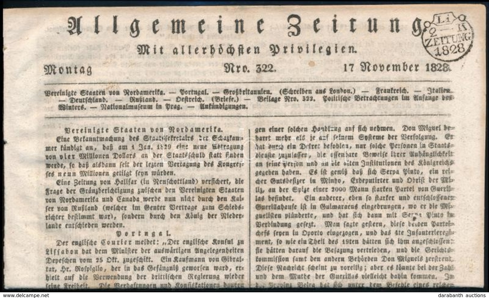 Ausztria 1828 - Altri & Non Classificati