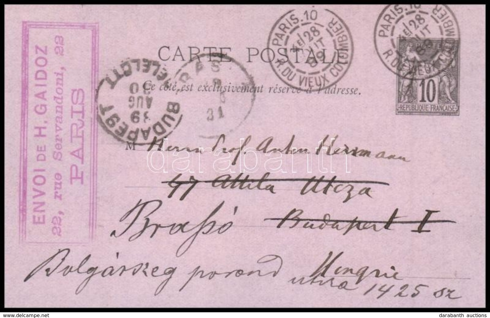 Franciaország 1889 - Other & Unclassified