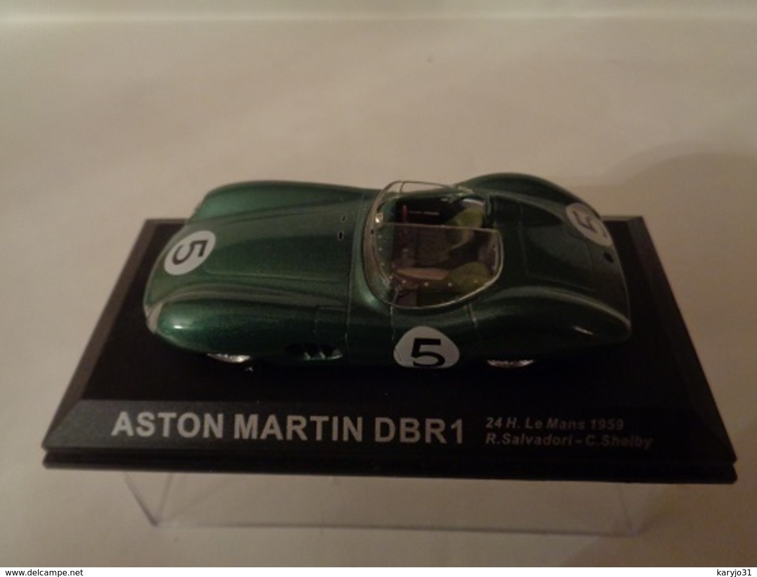 ASTON MARTIN DBR1 . Vainqueur 24 H Du Mans 1959 . # 5 .  R.Salvadori,C.Shelby  1/43 -Altaya - Autres & Non Classés