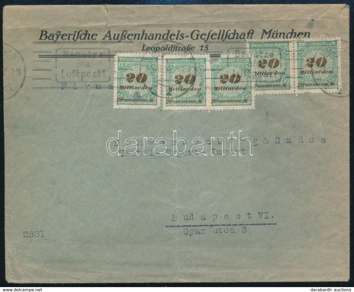 Deutsches Reich 1923 - Altri & Non Classificati