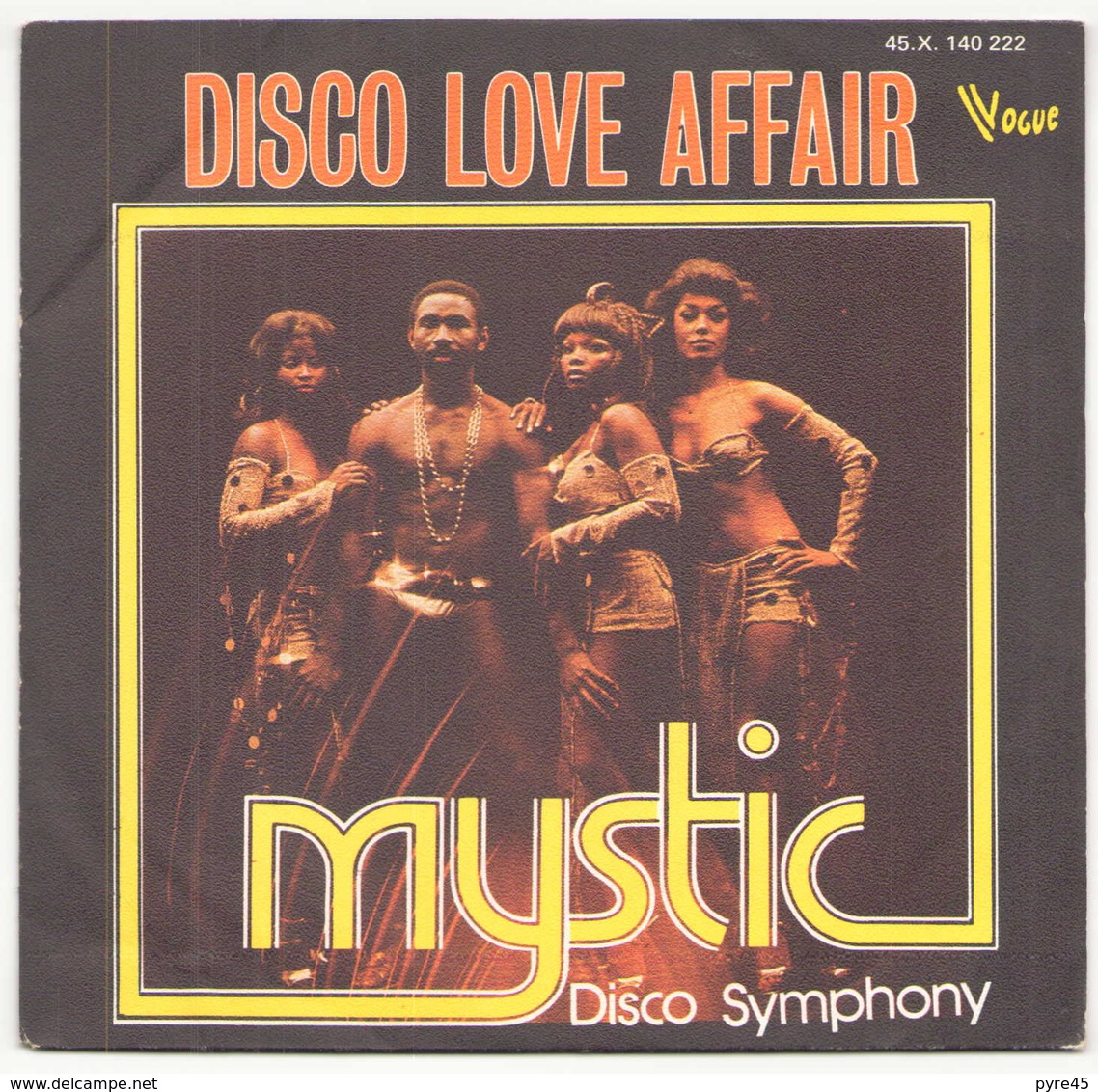 45 TOURS MYSTIC VOGUE 45 X 140222 DISCO LOVE AFFAIR / DISCO SYMPHONY - Disco, Pop