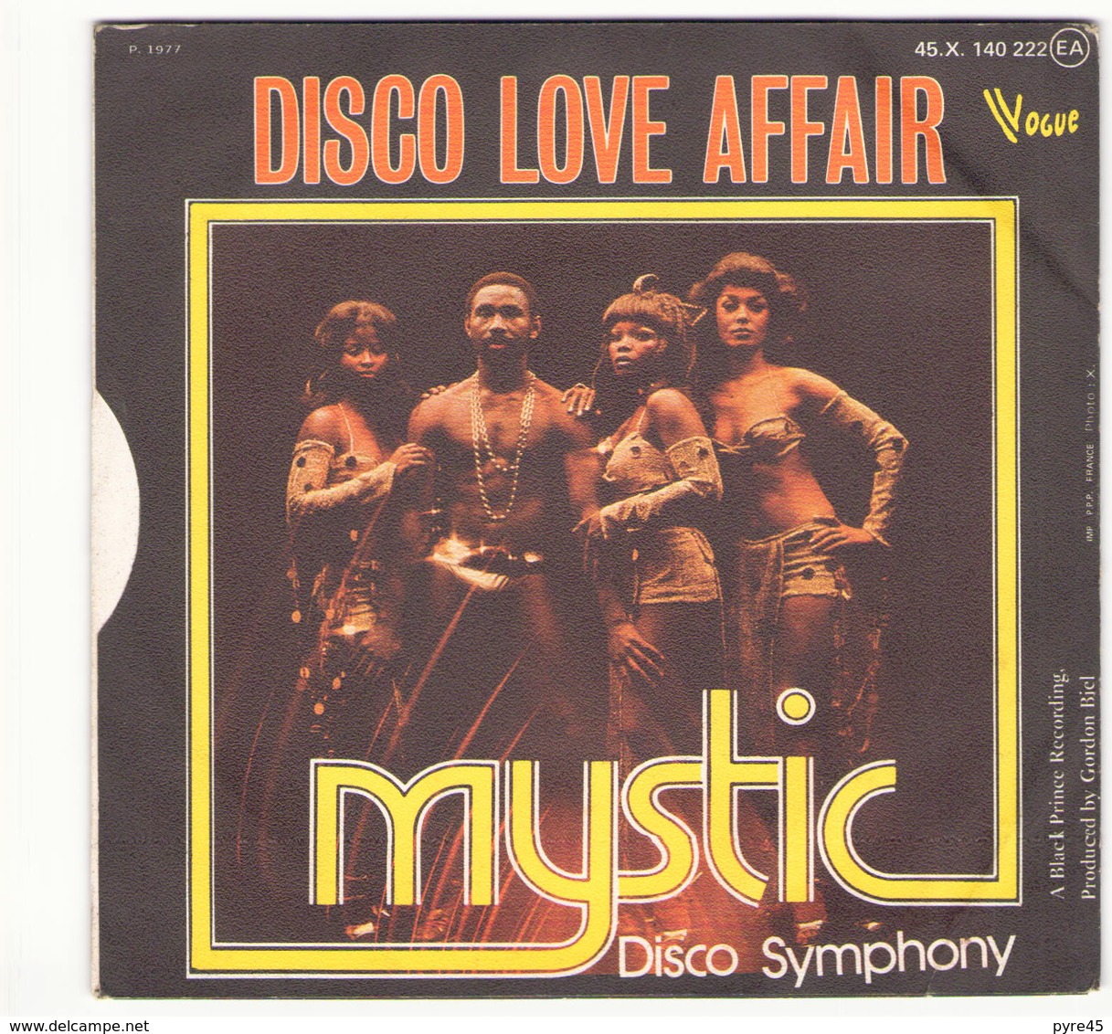 45 TOURS MYSTIC VOGUE 45 X 140222 DISCO LOVE AFFAIR / DISCO SYMPHONY - Disco, Pop