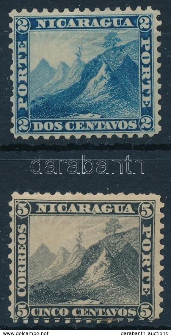 * Nicaragua 2 Klf Klasszikus Bélyeg Garancia Nélkül (Mi EUR 165,-) - Autres & Non Classés