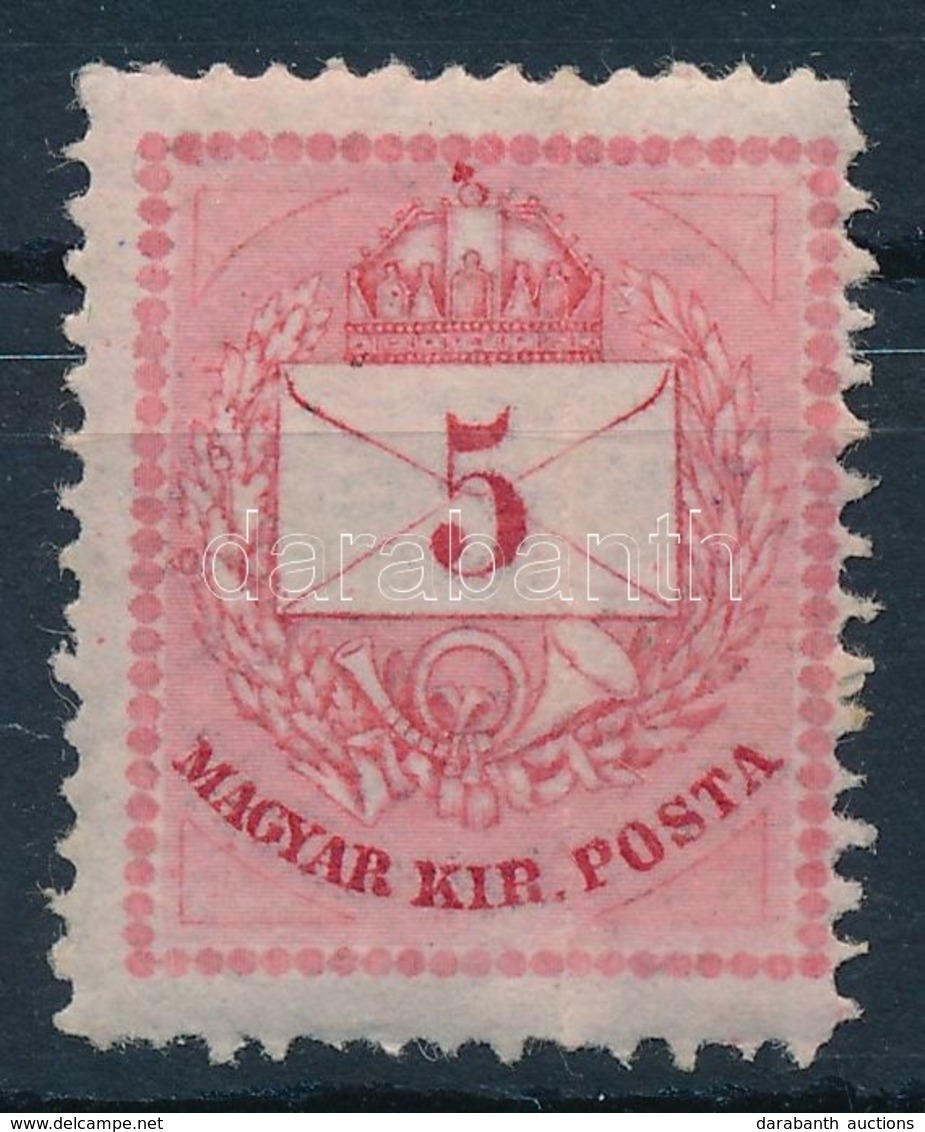 * 1874 5kr (törött / Folded) - Altri & Non Classificati