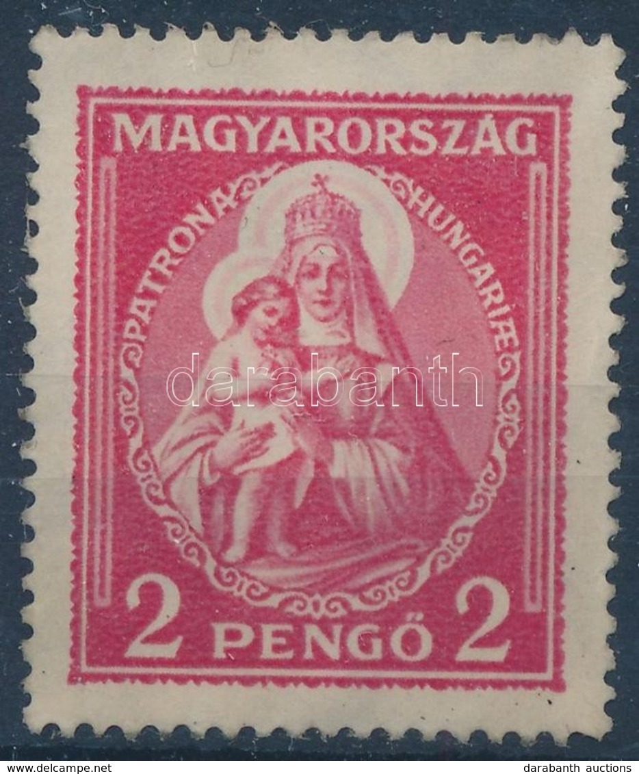 1932 Nagy Madonna 2P újragumizott Bélyeg (12.500) - Altri & Non Classificati