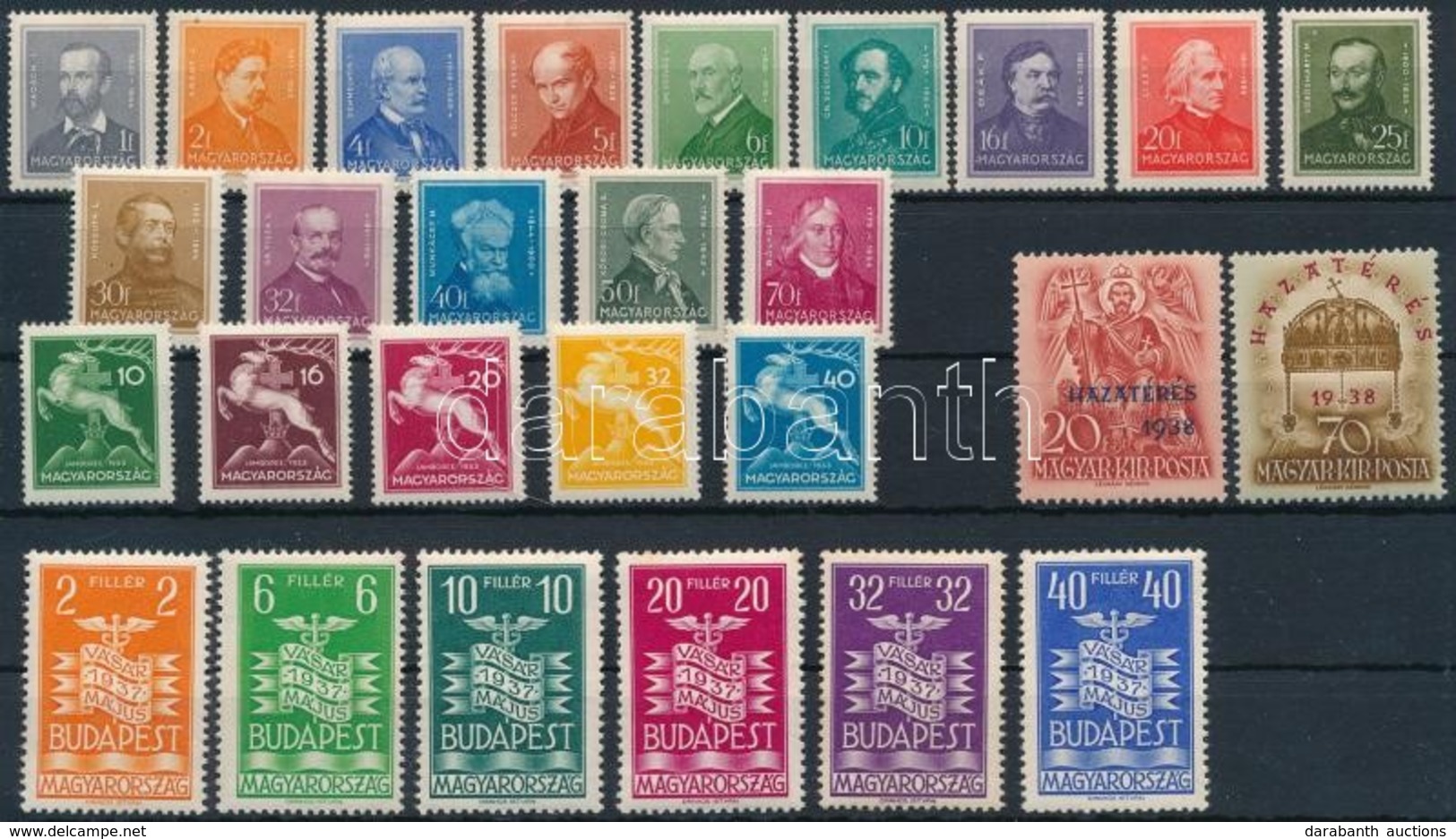 ** 1932-1938 Kis Tétel 4 Klf Sor (8.400) - Altri & Non Classificati