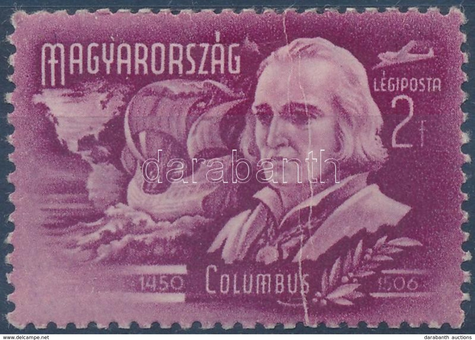 ** 1948 Feltalálók - Felfedezők 2f Papírránccal / Mi 1012 With Paper Crease - Altri & Non Classificati