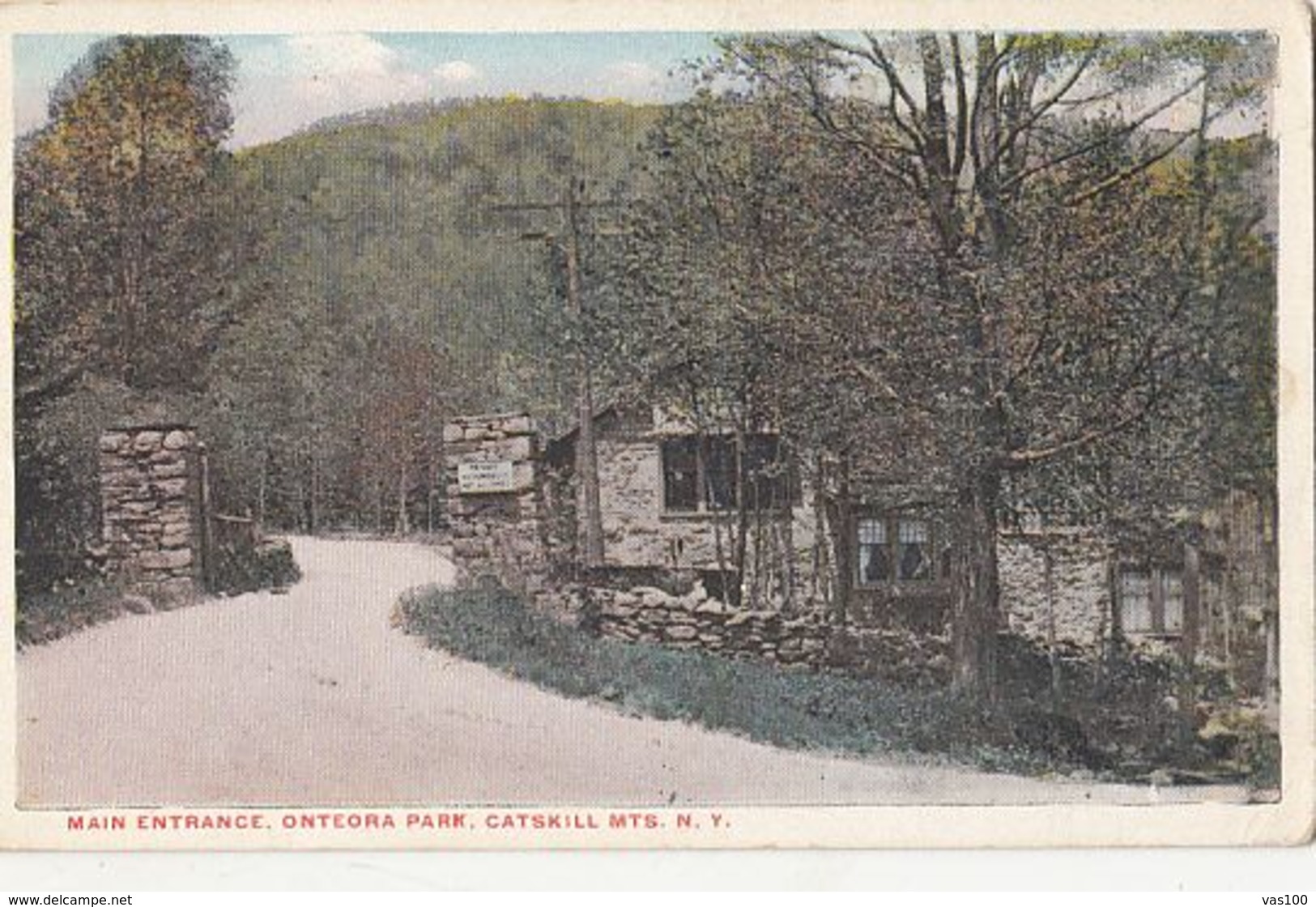 CPA CATSKILL MOUNTAINS- MAIN ENTERANCE TO ONTEORA PARK - Catskills