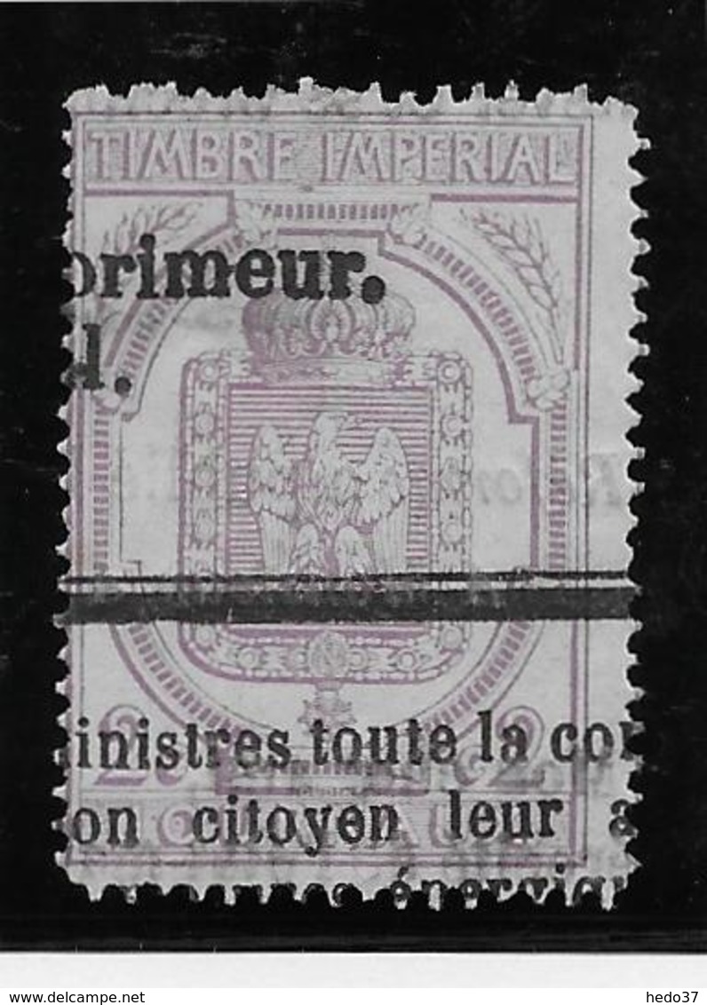 France Journaux N°7 - Oblitéré - TB - Zeitungsmarken (Streifbänder)
