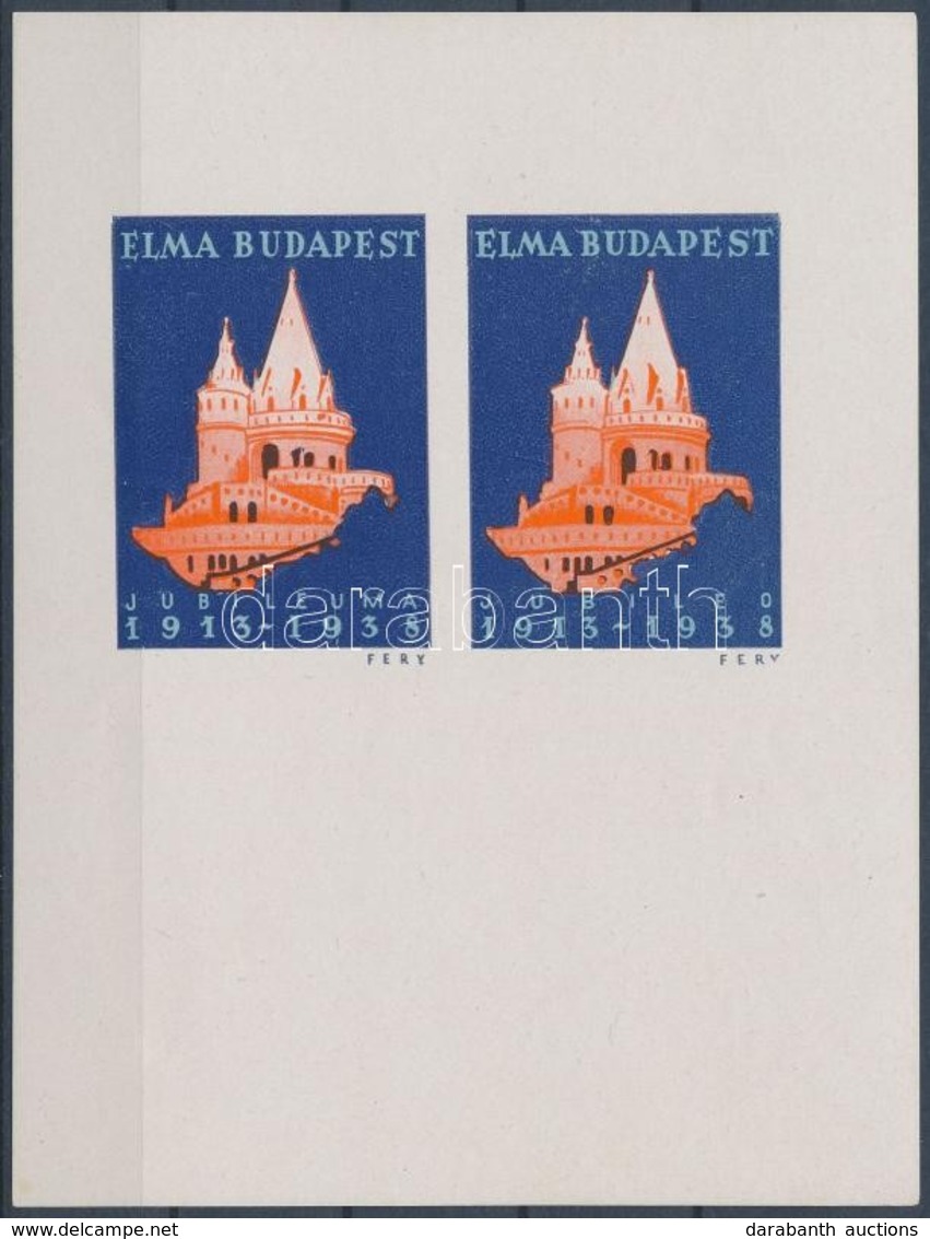 ** 1938/D8bb ELMA Jubileumi Emlékív (10.000) - Other & Unclassified