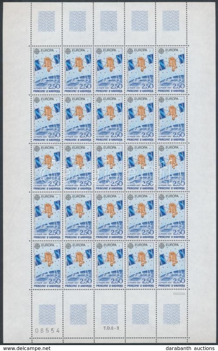 ** 1991 Europa CEPT Kisív Sor / Mi 423-424 Minisheets - Altri & Non Classificati