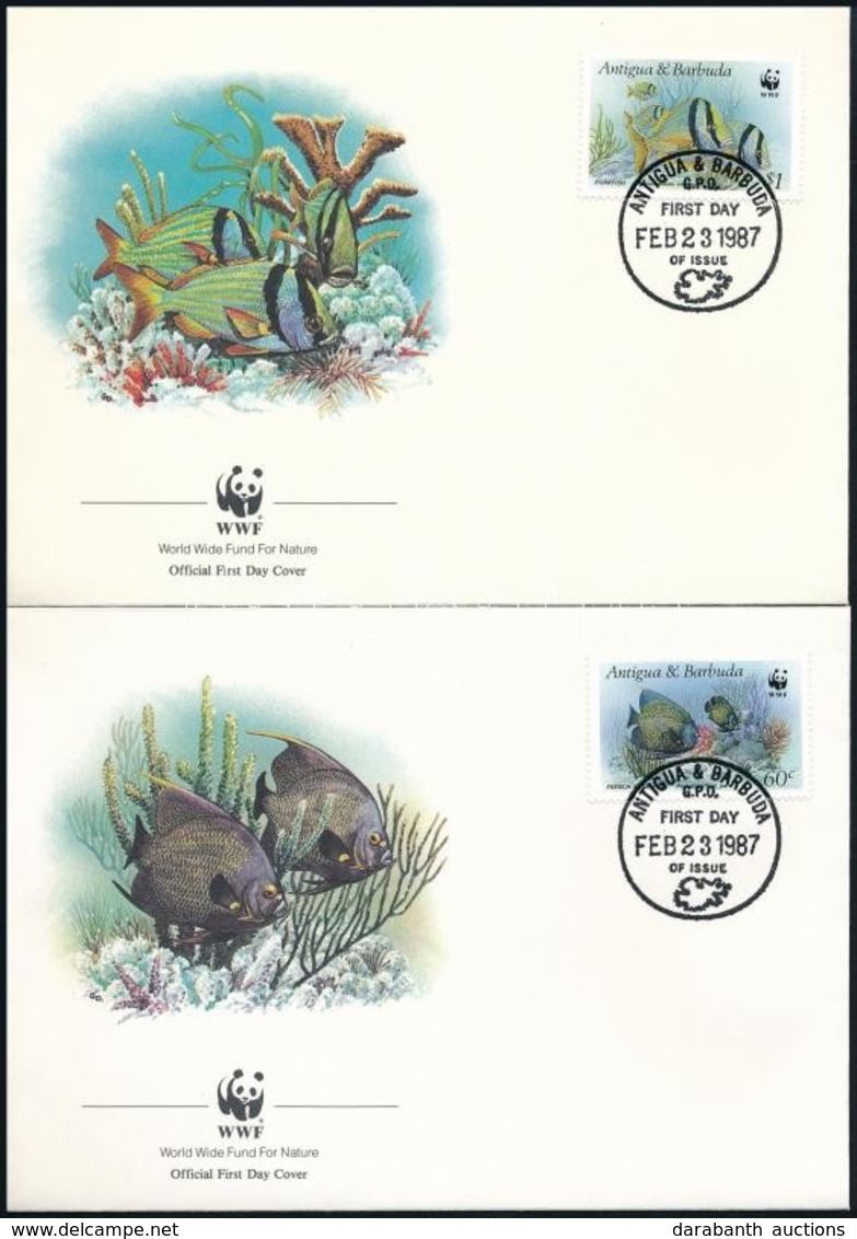 1987 WWF: Halak Sor 4 FDC,
WWF Fishes Set On 4 FDC
Mi 1010-1013 - Autres & Non Classés