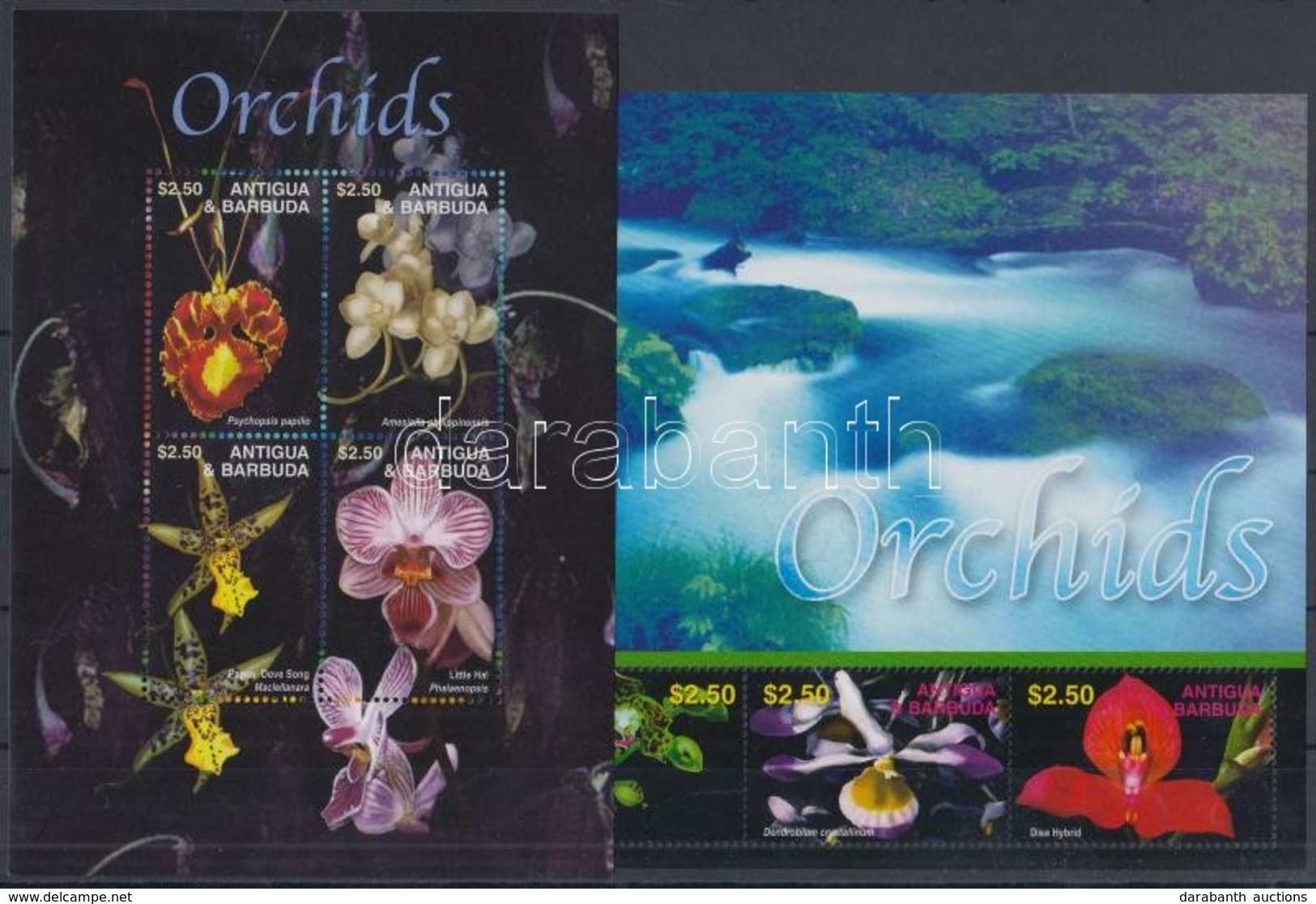 ** 2003 Orchideák Kisív Pár Mi 4006-4013 - Autres & Non Classés