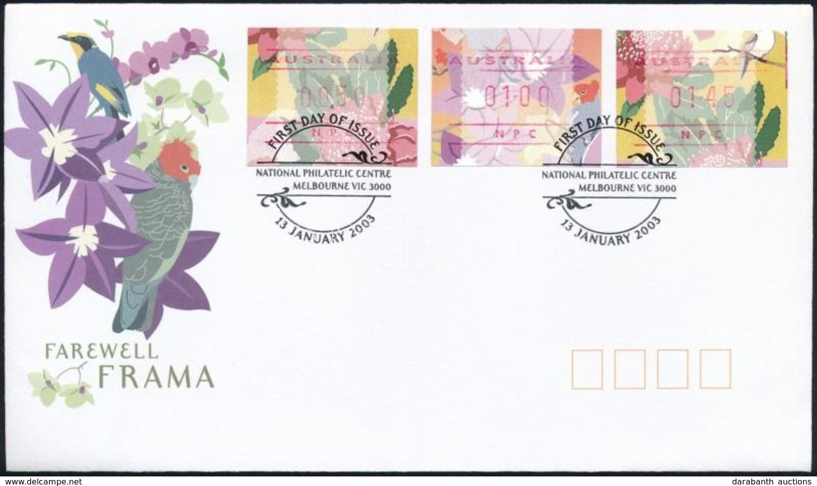 2003 Automata Bélyegek Mi 63 FDC-n - Altri & Non Classificati