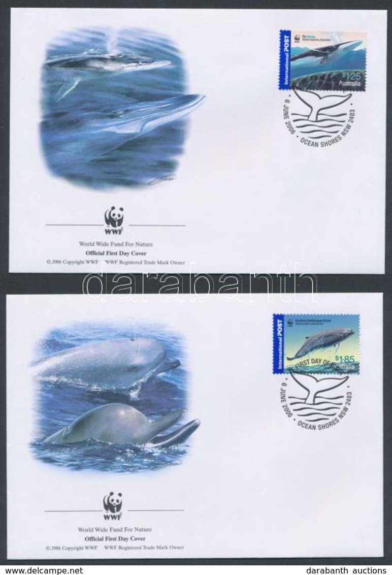 2006 WWF: Bálnák Sor 4 Db FDC-n Mi 2677-2680 - Altri & Non Classificati