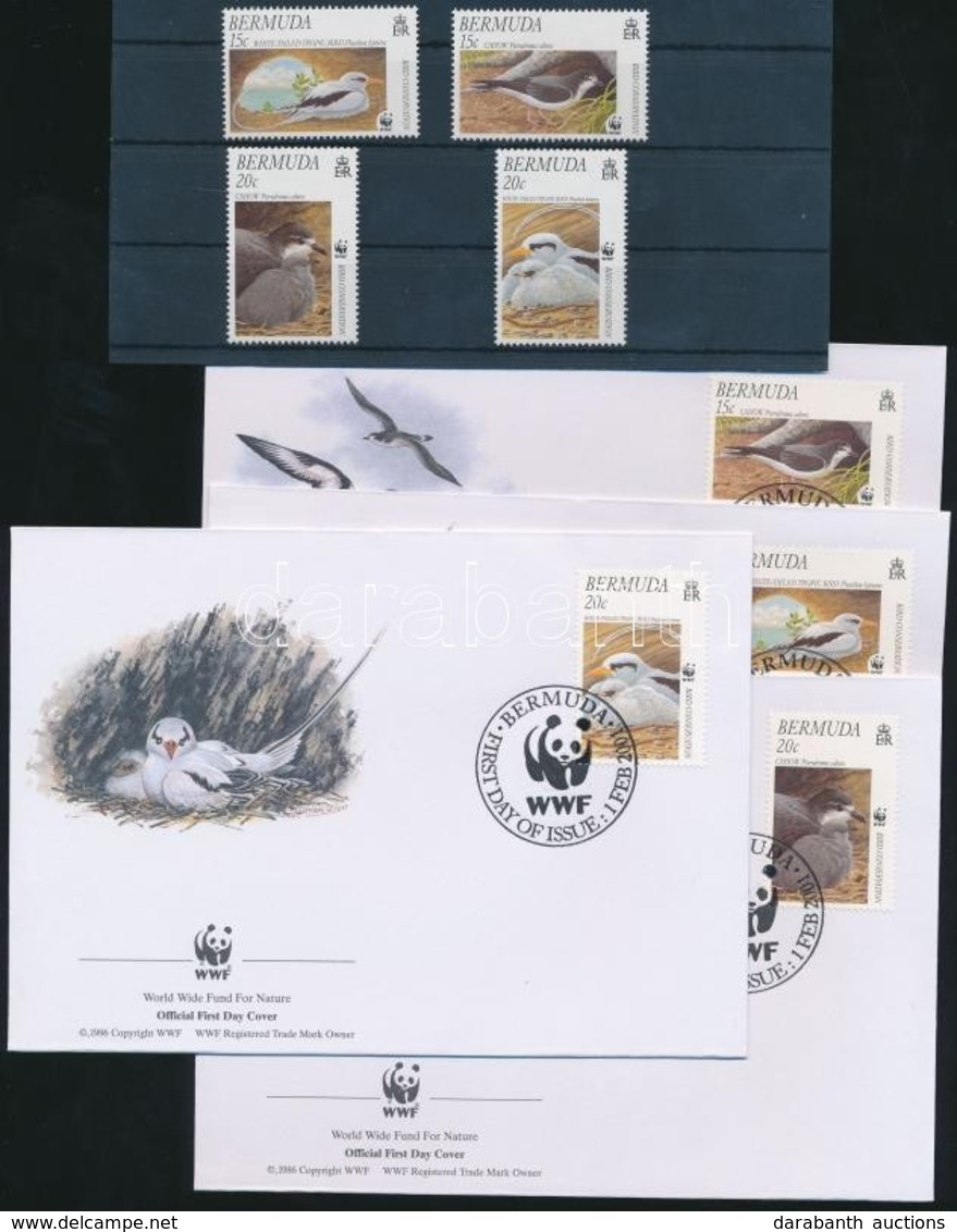 ** 2001 WWF Madarak Sor + 4 FDC Mi 785-788 - Altri & Non Classificati