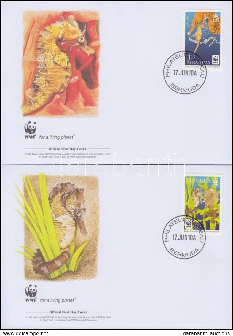 2010 WWF: Tengeri Csikók Sor 4 Db FDC-n Mi 1005-1008 - Autres & Non Classés