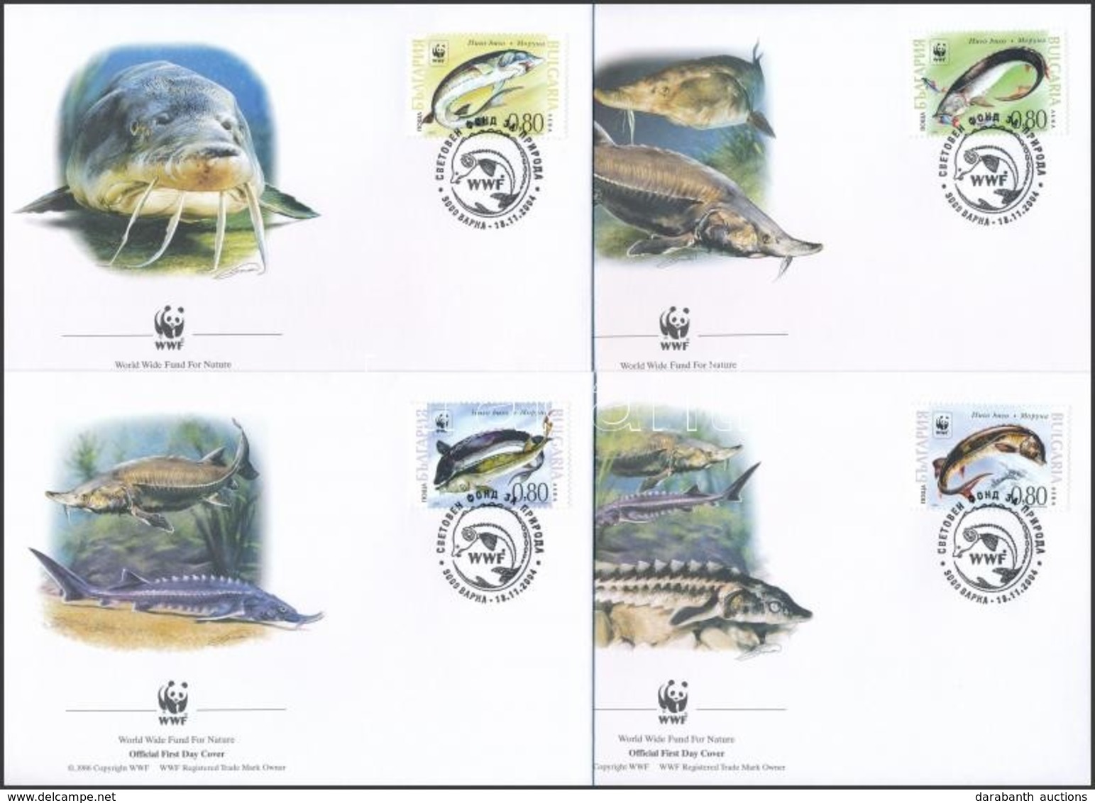 2004 WWF: Halak Sor 4 Db FDC-n Mi 4678-4681 - Autres & Non Classés