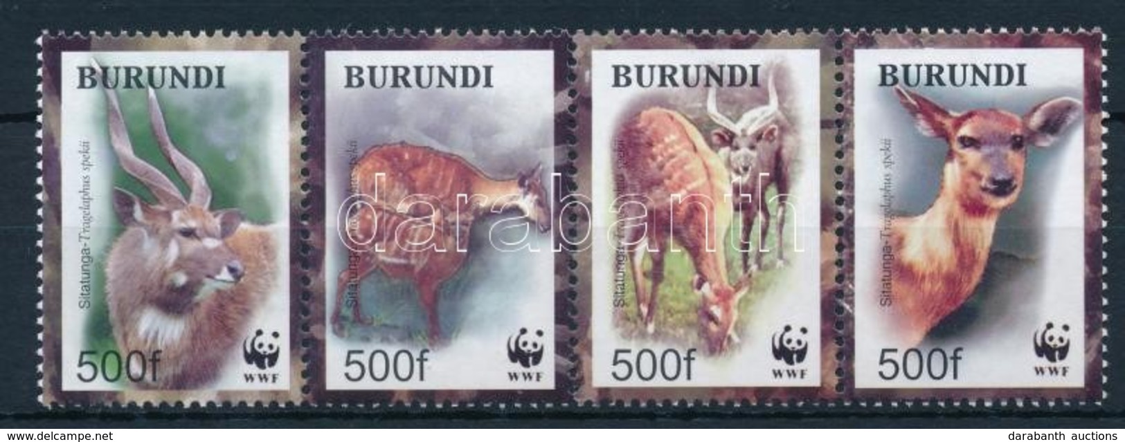 ** 2004 WWF: Szitatunga Négyescsík + Sor 4 FDC-n Mi 1867-1870 - Autres & Non Classés