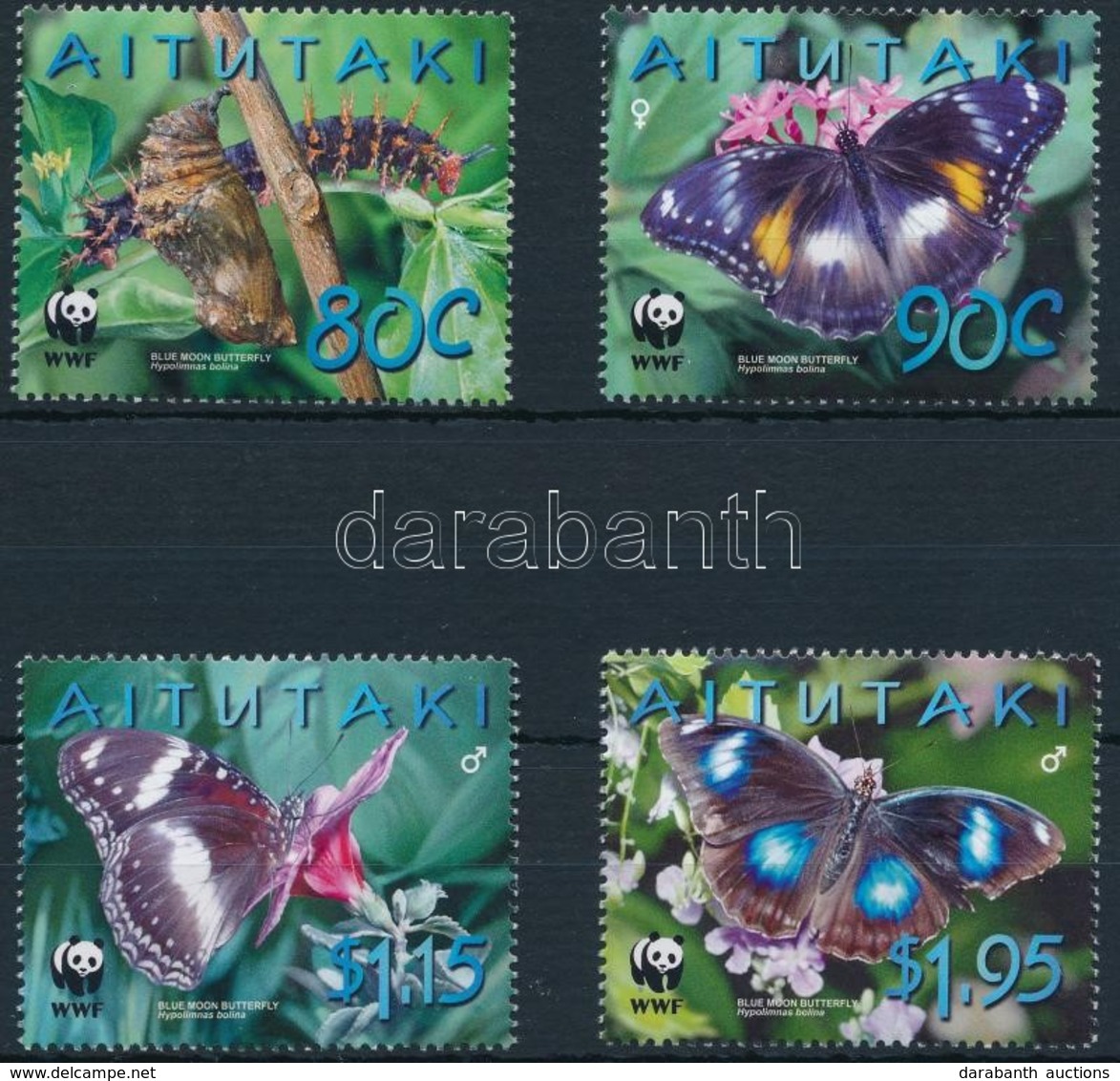 ** 2008 WWF: Lepke Sor Mi 778-781 - Altri & Non Classificati