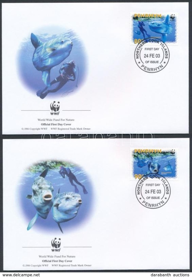 2003 WWF: Naphal Sor 4 Db FDC-n Mi 605-608 - Autres & Non Classés