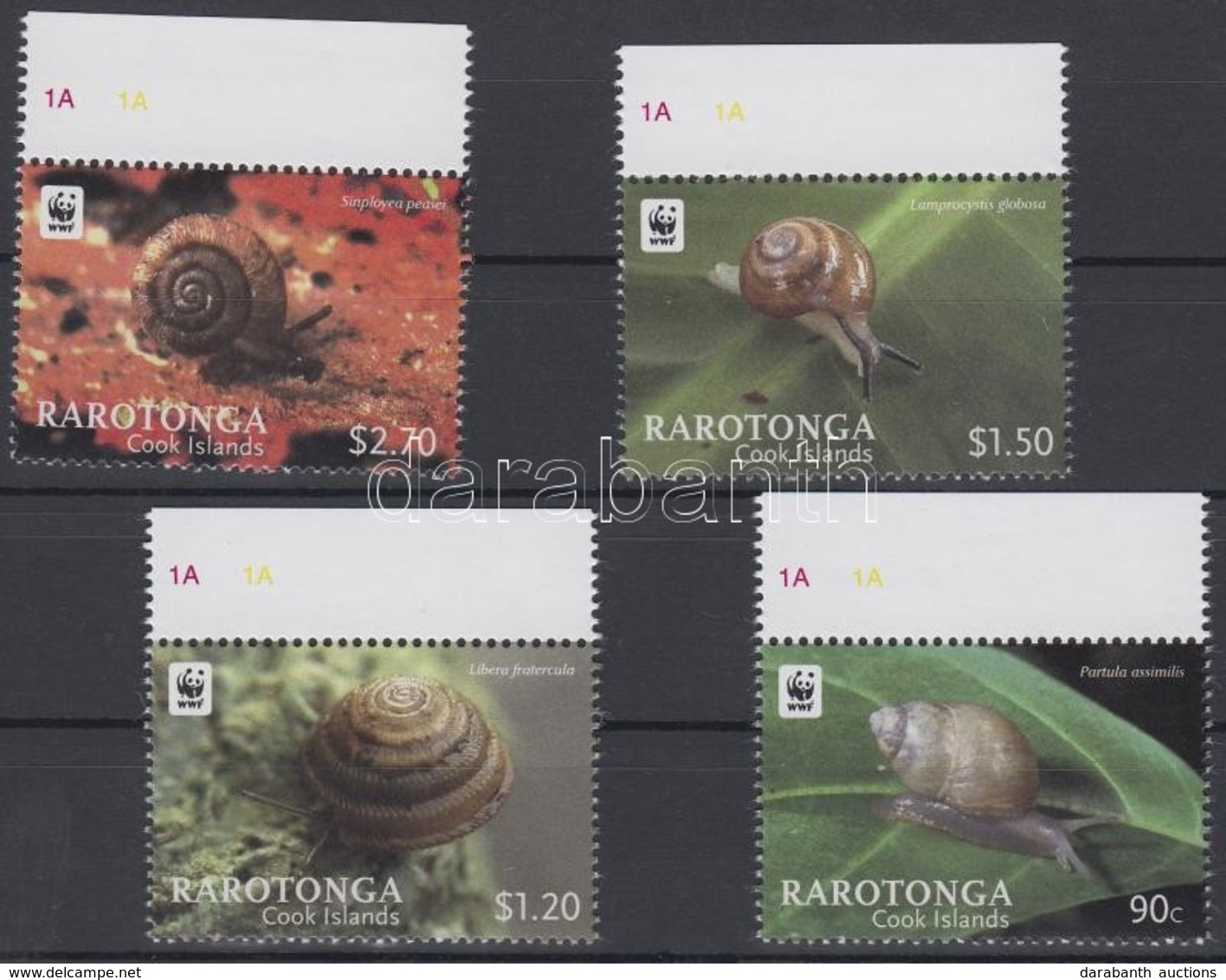 ** 2012 WWF Csigák Sor Mi 43-46 - Other & Unclassified