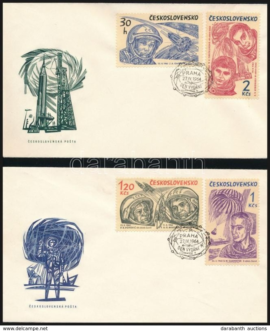 1964 Űrkutatás Mi 1463-1470 FDC - Altri & Non Classificati