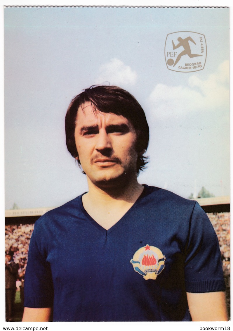 CP934 UEFA European Football Championship 1976 Jovan Acimovic Team Captain Calcio Soccer - Calcio